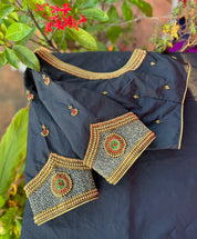 Zardosi Designer Readymade Blouse - Aadambharaa