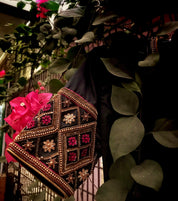 Black Criss Cross Checks