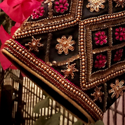 Black Criss Cross Checks