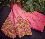 Blush Pink Scallop blouse
