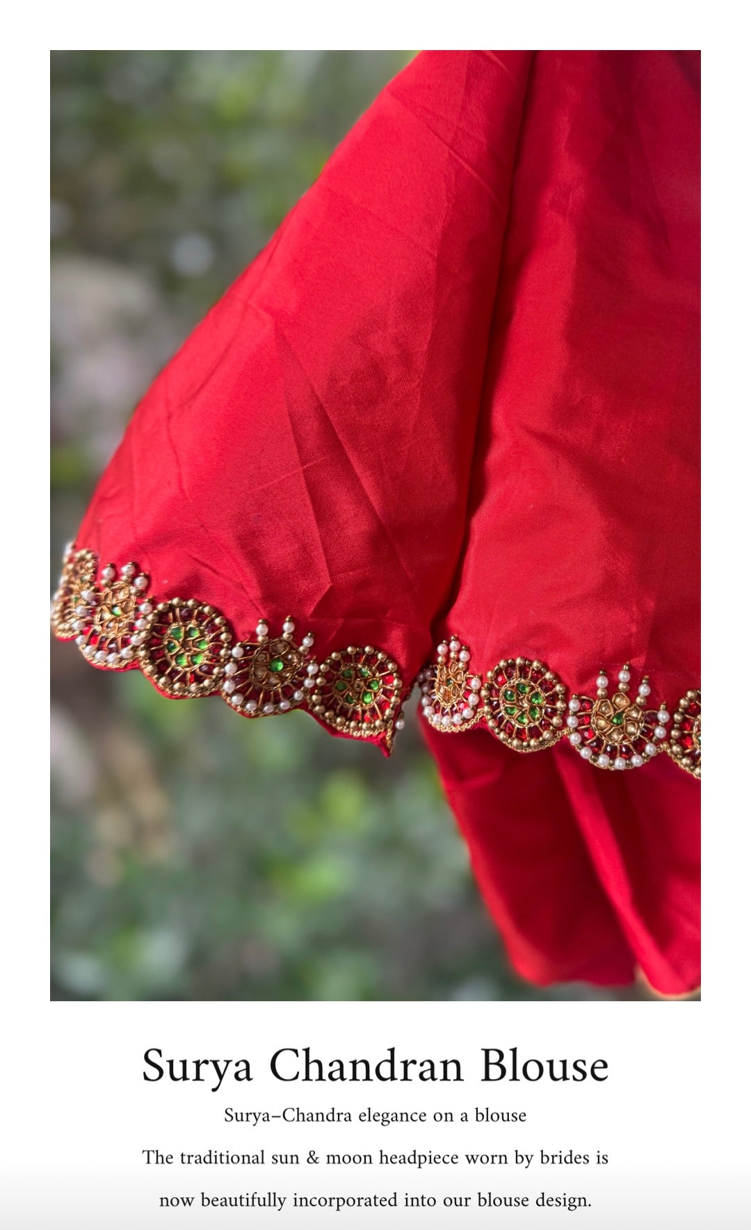 Surya Chandra Jewel blouse