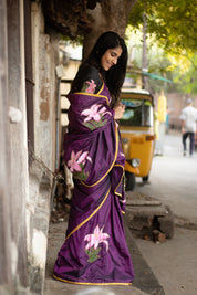 Floral Saree Blouse Set