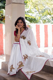 Nandhi Vahana Saree blouse set