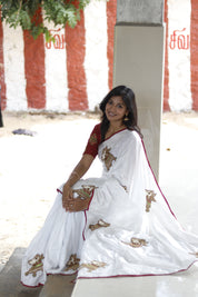 Nandhi Vahana Saree blouse set