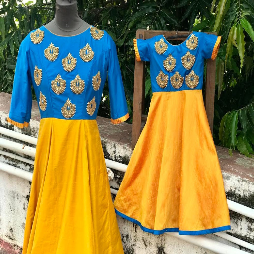 Mom And Me Chandbali Dress