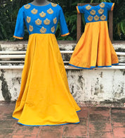 Mom And Me Chandbali Dress