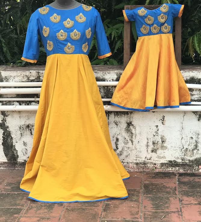 Mom And Me Chandbali Dress