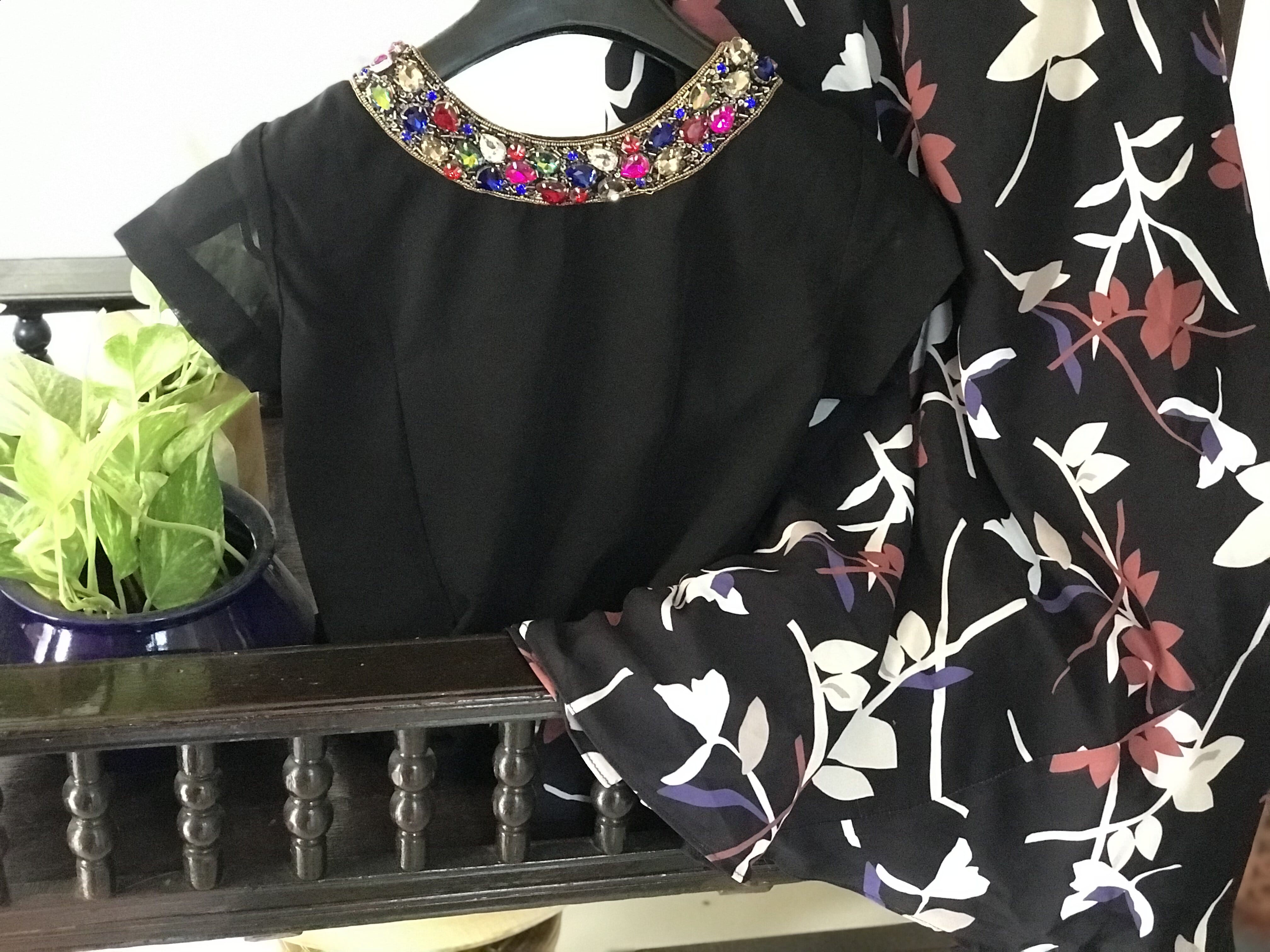Black Bling Top