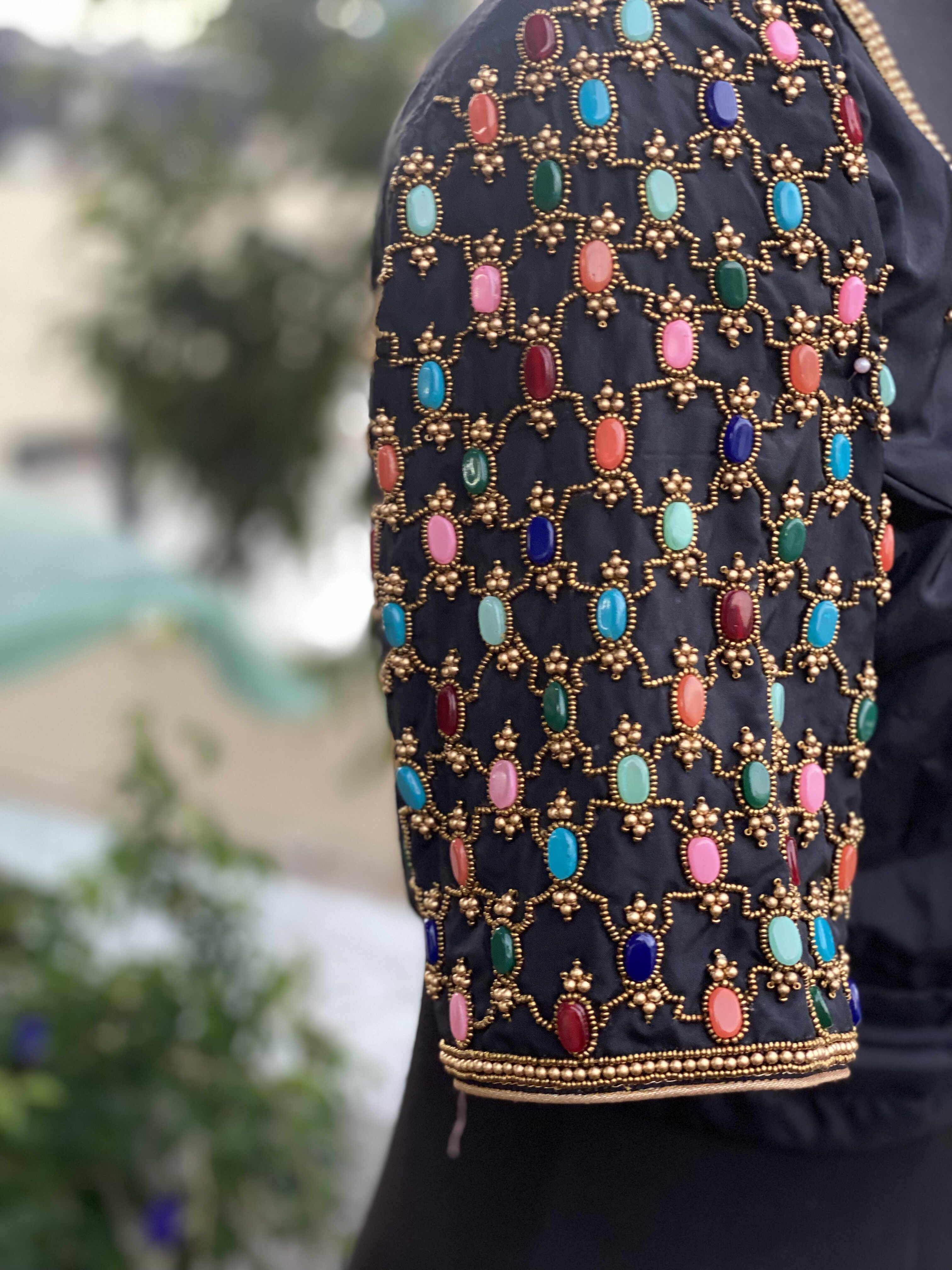 Black candy blouse
