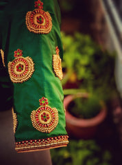 Kemp Padakkam Motif Blouse