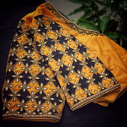Kundan Cross Checks With Thread Work - Aadambharaa 