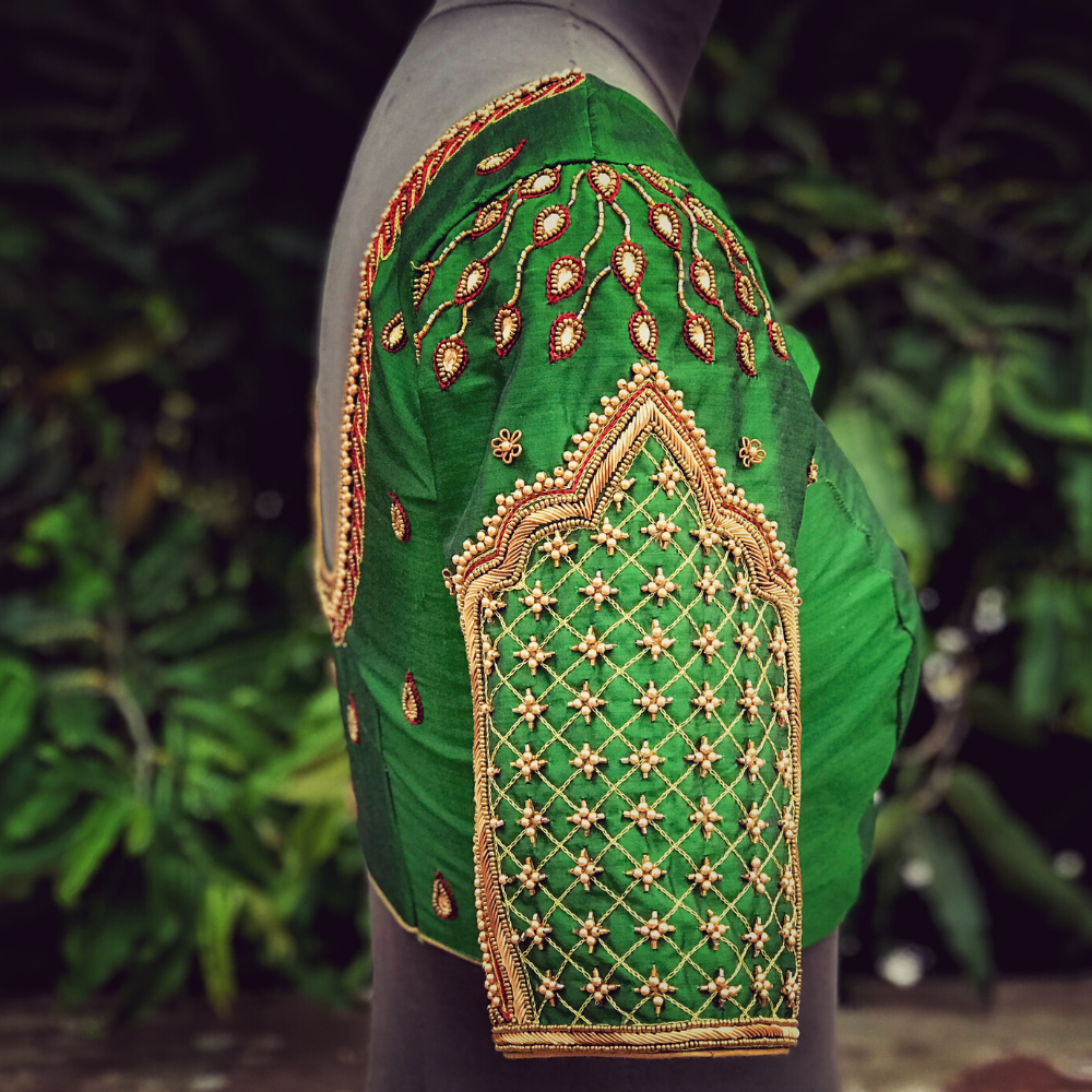 Jharokah Blouse - Aadambharaa