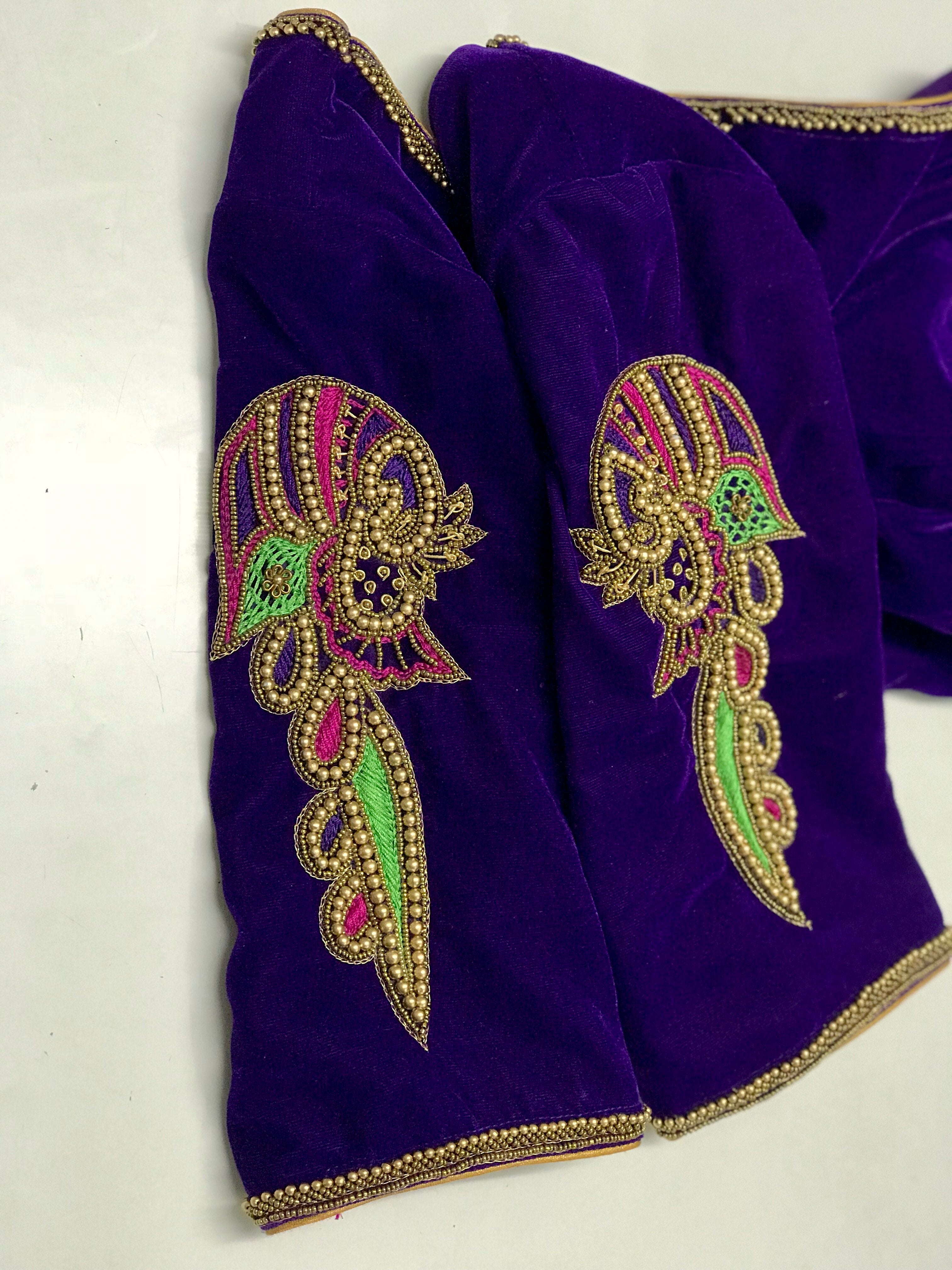 Velvet Bead Peacock